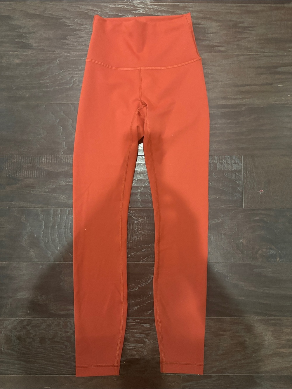 Lululemon High-Waist Burnt Orange/ Copper Active Leggings